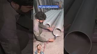 PVC pipe making process shortvideo factory plastic recycling pvcpipes [upl. by Einnad]