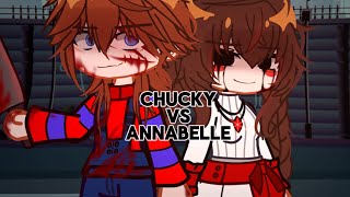 Chucky Vs Annabelle  Gacha Club  Rap Battle [upl. by Uoliram667]