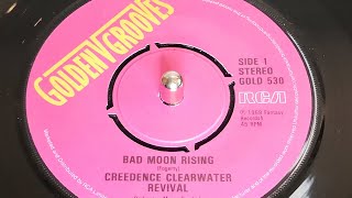 Creedence Clearwater Revival  Bad Moon Rising 1981 7quot Single [upl. by Riggins]