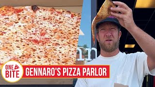 Barstool Pizza Review  Gennaros Pizza Parlor Saratoga Springs NY [upl. by Edmon]