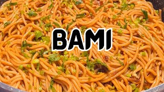 Recipe How to make Surinaamse BAMI  CWF [upl. by Eynaffit326]