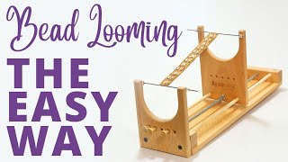 Beginners Bead Loom Tutorial  The EASY way thats so much quicker [upl. by Dorita]