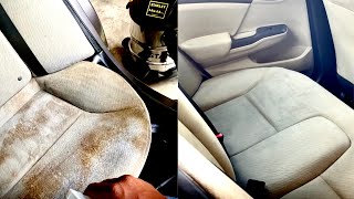 Detailing amp Cleaning Car Seats Using WetDry Vacuum DIY [upl. by Joshia]