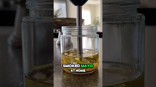 Hickory BBQ SMOKED MAYO tutorial How to make mayonnaise at home in 2 EASY STEPS [upl. by Lorne]