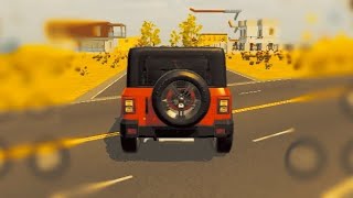 Thar 4x4 black in red car 🚗funnyvideogameplaydriving [upl. by Haroun]