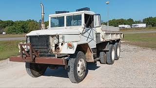 1970 M35A2 AMGN Tanker Truck  Sexton Auctioneers December 12th Online Equipment Auction [upl. by Herrle]