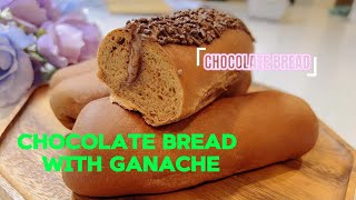 Chocolate Bread Recipe with Chocolate Ganache recipe [upl. by Lacsap664]