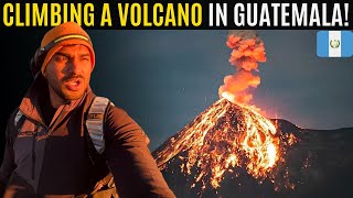 Hiking an ACTIVE Volcano in Guatemala  ACATENANGO VOLCANO 🇬🇹 [upl. by Connie]