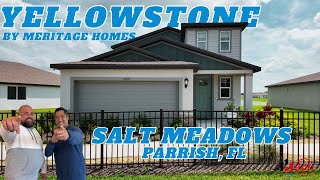 Explore the Yellowstone Floor Plan from Meritage Homes in Parrish FL [upl. by Appledorf37]