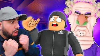 ROBLOX ESCAPE GRUMPY GRAN SCARY OBBY [upl. by Arella36]