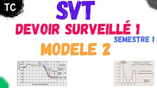 Tronc Commun SVT  Devoir surveillé N° 1 semestre 1  Modéle 2 [upl. by Lotz]