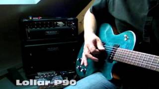 Pickup Lollar P90 VS Gibson P90 [upl. by Kotta]