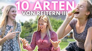 10 ARTEN VON REITERN  Outtakes julialibertyhorses Pilsali [upl. by Adiela342]