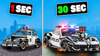 Every 30 seconds my police car gets faster in GTA 5 [upl. by Unam]