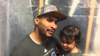 Leandro Barbosa celebrates quotWe gonna be championshipquot prediction [upl. by Tillion]