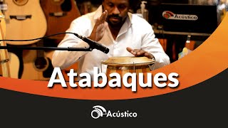 O Acústico Apresenta Trio de Atabaques Rum Rumpi Le Pele Animal Ripado com Vinicius DAssunção [upl. by Fairweather415]