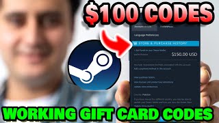 EARN 100 Steam Gift Card for FREE  How to get Free Steam Gift Card Codes in 2024 [upl. by Xella]