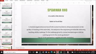 Spearman Rho using PSPP [upl. by Stirling]