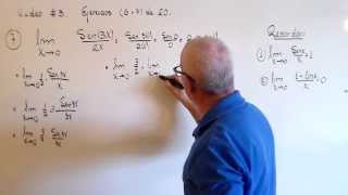 LIMITES DE FUNCIONES TRIGONOMETRICAS EJERCICIOS  6  7 DE 20 [upl. by Issie865]