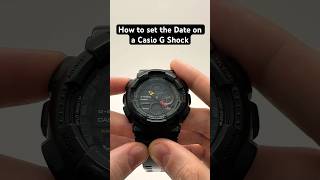 How to set the Date on a Casio G Shock Watch [upl. by Leotie250]