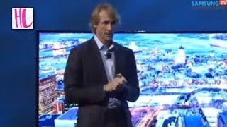 Michael Bay Meltdown Onstage Samsung CES Event [upl. by Gem]