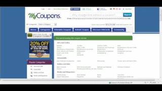 How To Use Online Coupons and Coupon Codes  MyCouponscom [upl. by Liu]