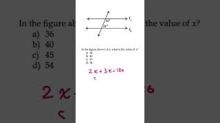 Consecutive Interior Angles shorts maths [upl. by Yeliw]