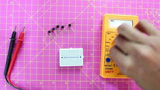 How to Test Transistor with Multimeter  Simple Method to Check Transistor is Working or Not [upl. by Roon]