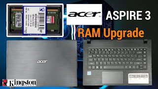 ACER ASPIRE 3 A31432P2QG RAM Upgrade [upl. by Amles]