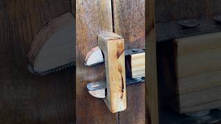 Simple idea with automatic gate latch lock  mechanism lock  DIY  Craft design  wood lock [upl. by Leopoldeen]