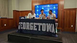 Georgetown Postgame Presser Lehigh [upl. by Giraldo968]