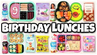 School Lunch TAKEOVER 🎂 Lilys Birthday Lunches  Bunches of Lunches [upl. by Liman63]