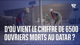 D’où vient le chiffre de 6500 décès douvriers liés à l’organisation de la Coupe du monde au Qatar [upl. by Sissy]