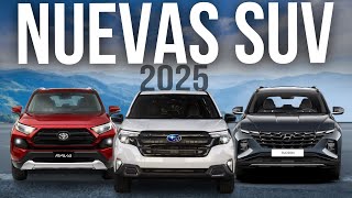 ✅ NUEVAS 10 SUV s PARA COMPRAR EN 2025  LA MEJOR RESEÑA COMPLETA [upl. by Enilekaj]