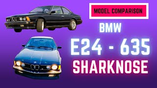 BMW E24 635 Model Comparison  Shark Nose BMWs [upl. by Connor]