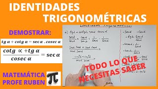 Cómo resolver identidades trigonométricas [upl. by Nojed2]