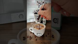 LATTE ART FACIL  TUTORIAL 7 [upl. by Sirtemed]