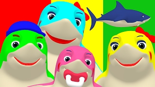 Finger Family Sharks Reggae  Animal Nursery Rhyme Song for Babies amp Toddlers [upl. by Elayor855]