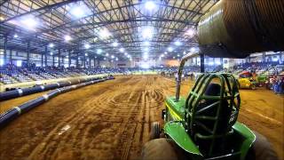 Southern Invitational 2014 OnBoard with Super Farm Tractors  Murfreesboro TN  Lets Go Pulling [upl. by Savinirs]