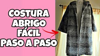 HAZ ESTE ABRIGO FACIL Y RÁPIDO TUTORIAL DE COSTURA PASO A PASO [upl. by Sophi673]