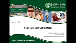 Survey Meter Calibration [upl. by Blakely]