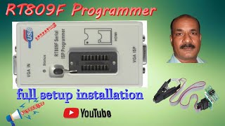 How to Install RT809F Programmer Software and Toolchain Full Setup [upl. by Eneladgam594]