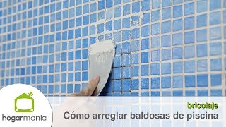 Cómo arreglar baldosas de piscina [upl. by Anauj]