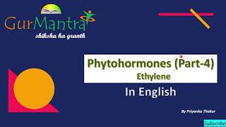 Ethylene  Biosynthesis  Transport  Physiological Effect  Plant Hormones GATE XL  Gurmantra [upl. by Aihsenot504]