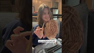 Crocheting a loaf cat crochet amigurumicrochet crochetcat [upl. by Rashida]