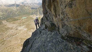 Via Ferrata Tierbergli  high alpine feeling [upl. by Coletta]