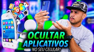 COMO OCULTAR APLICATIVOS NO CELULAR ANDROID  2024 [upl. by Releyks]