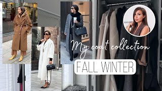 My Full Coat Collection Max Mara Cos Zara HampM Mango Weekday The Jacket Maker NaKd and etc [upl. by Ennirac]