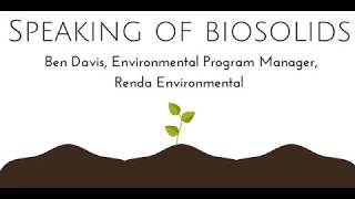 Speaking of Biosolids Ben Davis [upl. by Jonina]