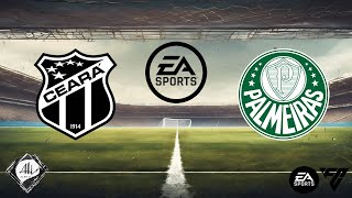 Ceará x Palmeiras  Jogo Amistoso  EA FC [upl. by Divadnahtanoj]